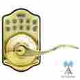 Ls-l5i-pb-a Lockstate Remotelock Lever 5i-a Polished Brass