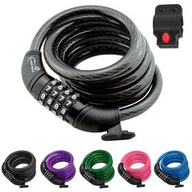 Lk2609 Lumintrail Combination Bike And Scooter Lock Cable - 4ft Locks Heavy Dut