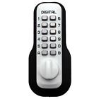 M-210-wh-dc Lockey Mechanical Keyless Deadbolt