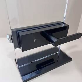 Le-010-2 M&f Home Solutions Lock For Frameless Glass Door - Smart With Fingerprint Password Ic Card