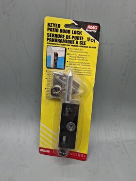 8825-du Mag Security 88256 Keyed Patio Door Lock Fs Old Stock Sealed