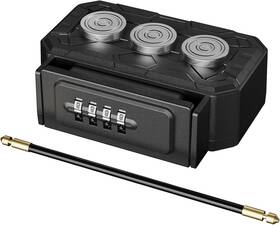 M168-c Mailada Magnetic Key Lock Box Holder Under Car Regular Black