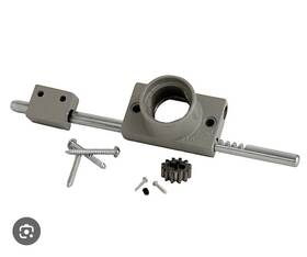 5002-1-9a Major Manufacturing Octopod Aluminum Powdercoat 9 Inch Locking Rod Patio Door Lock