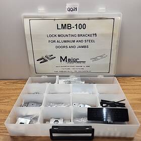 Lmb-100 Major Manufacturing Lock Mounting Bracket Kit For Aluminum/steel Doors And Jambs Mfg