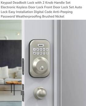 X00436pwuv Maosant Masoant Keyless Entry Door Lock