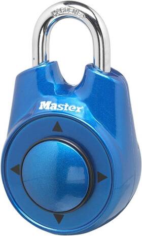 1500idblu Master Lock 1500id Set Your Own Directional Combination Padlock 1 Pack Blue