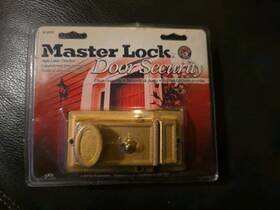 5125d Master Lock Night Latch Deadbolt Door Security Model New In Package