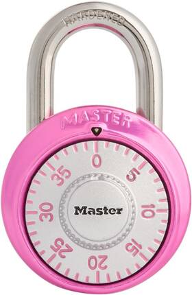 1530dpnk Master Lock 733353929949 Locker Combination Padlock 1 Pack Pink
