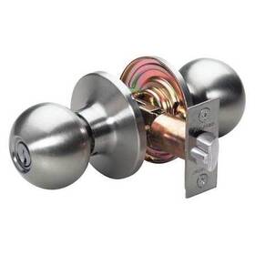 Ba0115ka4s Master Lock Knob Lockset Ball Style Satin Nickel