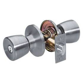 Tu0115ka4s Master Lock Knob Lockset Tulip Style Satin Nickel