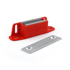 Master Magnetics 095421001965 Ceramic Universal Magnet Latch With Strike-plate - Strong He