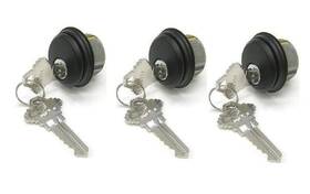 Mcavory 810043230438 Cylinder Locks - Mixed Double Duronotic Bronze 3 Pack