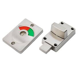 2021fy2058 Mcredy Door Indicator Lock Latch Stainless Steel Bathroom Toilet Restroom Sign Bolt