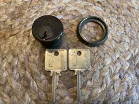 10w0200-f3-626-z01 Medeco Mortise Cylinder Lock 10w0200-f3 1-1/8 Inch Len Z01 Cam Pinned 2 Keys