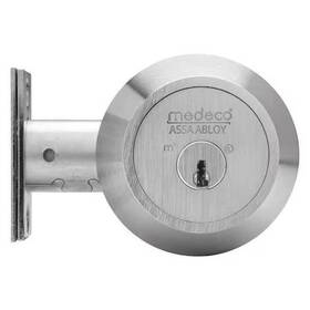 11c601-t-26-dl-p Medeco Deadbolt Single 2-3/8 Inch Backset 5 Pins