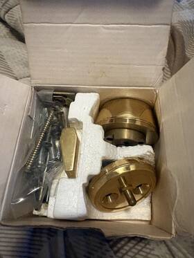 D11-200-00-us3 Medeco D11-200-us3 Single Sided High Security Deadbolt With Fsic 1 Cont And Op Key