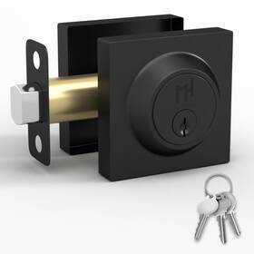 Mega Handles 795847815794 Robell Deadbolt I Entry Lock - Heavy Duty Square Locking