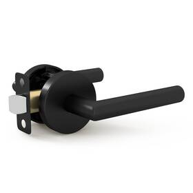 Rld4amb Mega Handles Ronn Passage Lever Door Handle Set For 1 Pack Matte Black