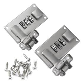 Hjdz20220550 Mewutal 2pcs Luggage Suitcase Combination Lock 3 Digit Nickel