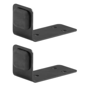 Mewuthede 616814546919 90 Degree Right Angle Door Stopper Heavy Duty Sliding Barn Stop Holder