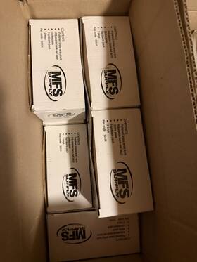 52334 Mfs Supply Brass Entry Lock 4 Pack With Keys And Hardware