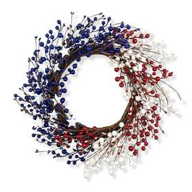 Lhl-2501 Mg Magicgarden 22 Inch 4th Of July Wreath Independence Day Wreaths For Front Door Patriotic