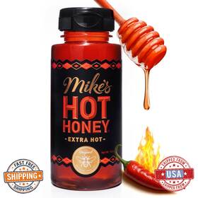 B089zv33cw Mikes Hot Honey Extra 10oz - Spicy Chili Infused Sweet Heat