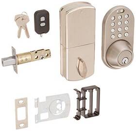 Xf-02sn Milocks 632898000161 Digital Deadbolt Door Lock With Keyless Entry Via Remote Control And