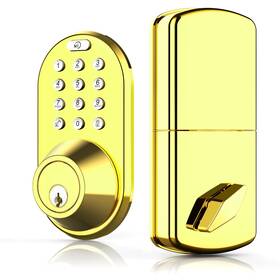 Milocks 632898002561 Keyless Entry Keypad Door Lock - Upgraded Smart Electronic Digital Code Deadb
