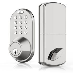 Milocks 632898002578 Keyless Entry Keypad Door Lock - Upgraded Smart Electronic Digital Code Deadb