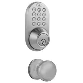 Milocks 632898002738 Keyless Entry Door Lock Set Electronic Keypad Deadbolt With Knob Easy Install