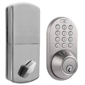Tf-02sn Milocks 632898900287 Digital Deadbolt Door Lock With Electronic Keypad For Exterior Doors