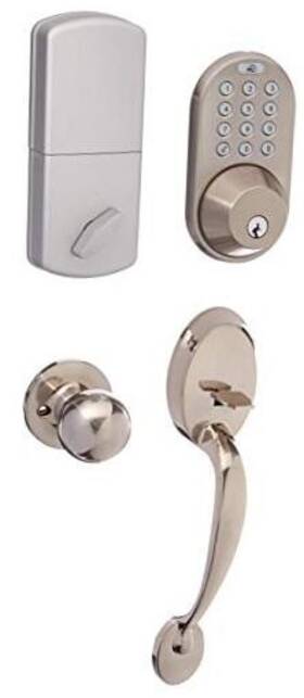 Btf-02sn Miproducts Corporation Digital Deadbolt Door Lock And Passage Handle Set Combo With Keyless