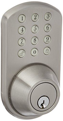 Tfl-02sn Miproducts Corporation Digital Deadbolt Door Lock And Passage Lever Handle Satin Nickel