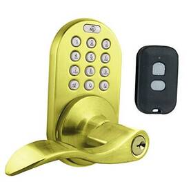 Xkl-02p Miproducts Digital Lever Handle Door Lock With Keyless Entry Via Remote Control