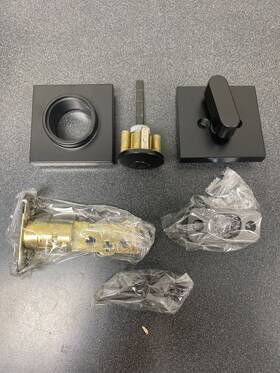 Mlk1228bk Miseno Lorton Single Cylinder Keyed Entry Deadbolt - Matte Black