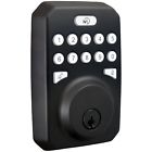 Miymieqslfbn Milocks Mieq Single Cylinder Electronic Deadbolt With Bluetooth Capability