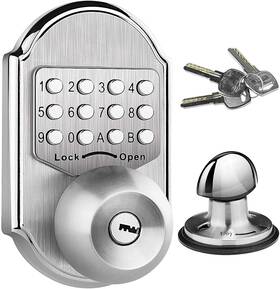 Mkd-001 445016836893 Keyless Door Lock Deadbolt Entry Knob Keypad Digital Combination Higher Sec