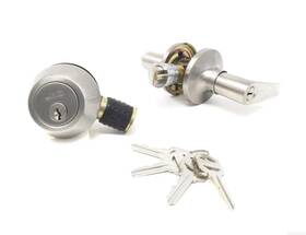 Mobile Home Parts 685380201331 Stainless Steel Lever Exterior Lock And Deadbolt Set For Doors 1