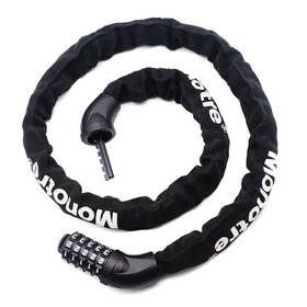 Monotre 711523200647 Bike Chain Lock 5-digit Resettable Combination Heavy Duty Anti-theft Ch