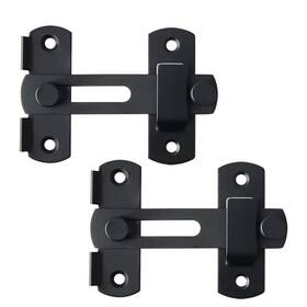 Mooche 659438907933 2pcs Door Latch Flip Gate Latches Sliding Safety Lock Barn Ca