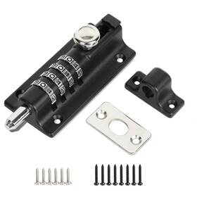 Mccx003-b Mooche Combination Locking Bolt Safety Slide Latch Lock With 4 Digit Se