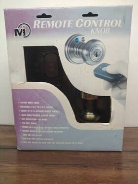 Rkk-01aq Morning Industries Inc. Rff-01aq Mi Locks Remote Control Door Knob In Antique Brass Free Shipping