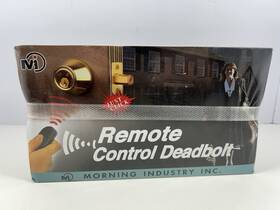 Kf-01p Morning Industry Inc Remote Control Deadbolt Solid Brass Sealed