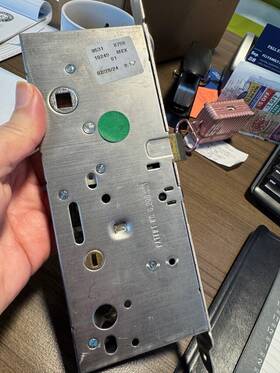 56-109 Mortise Mortsie Lock Single Point Active 60mm Backset Doors 40160