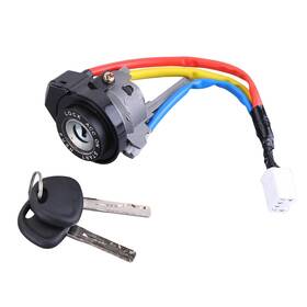 Nowxuok191-1056e Moseiny 81450-34190 Ignition Switch Lock Cylinder With Illuminated For 2014-2019 Kia Sou