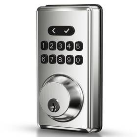Mousetro 717020263215 Keyless Entry Door Lock Deadbolt With Keypad Digital Smart Locks Code