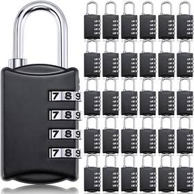 Dd-moxweyeni-232753 Moxweyeni 30 Pcs 4 Digit Combination Lock Small Combo Luggage Number Black