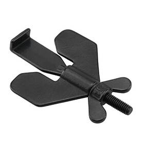 Pdltsl-b1 Mtqy Portable Door Lock 304 Stainless Steel Black Fittings Hardware Temporary