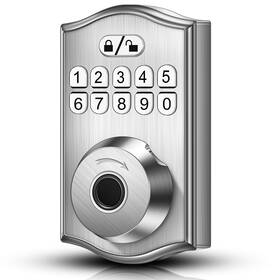 Mufaniz 748899145098 Keyless Entry Fingerprint Door Lock Smart Electronic Deadbolt Wi